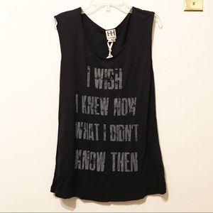 Haute Hippie “I Wish I Knew” boyfriend tee.